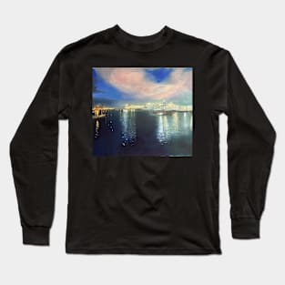 View of the Port of Livorno in the evening Long Sleeve T-Shirt